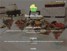 Tablet Screenshot of bocaditosdulces.com